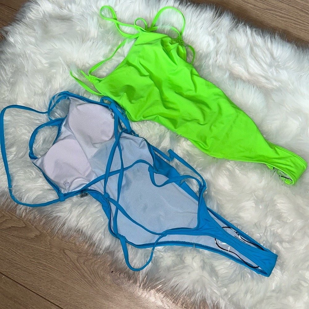 Brand new with tag thong bathing suit